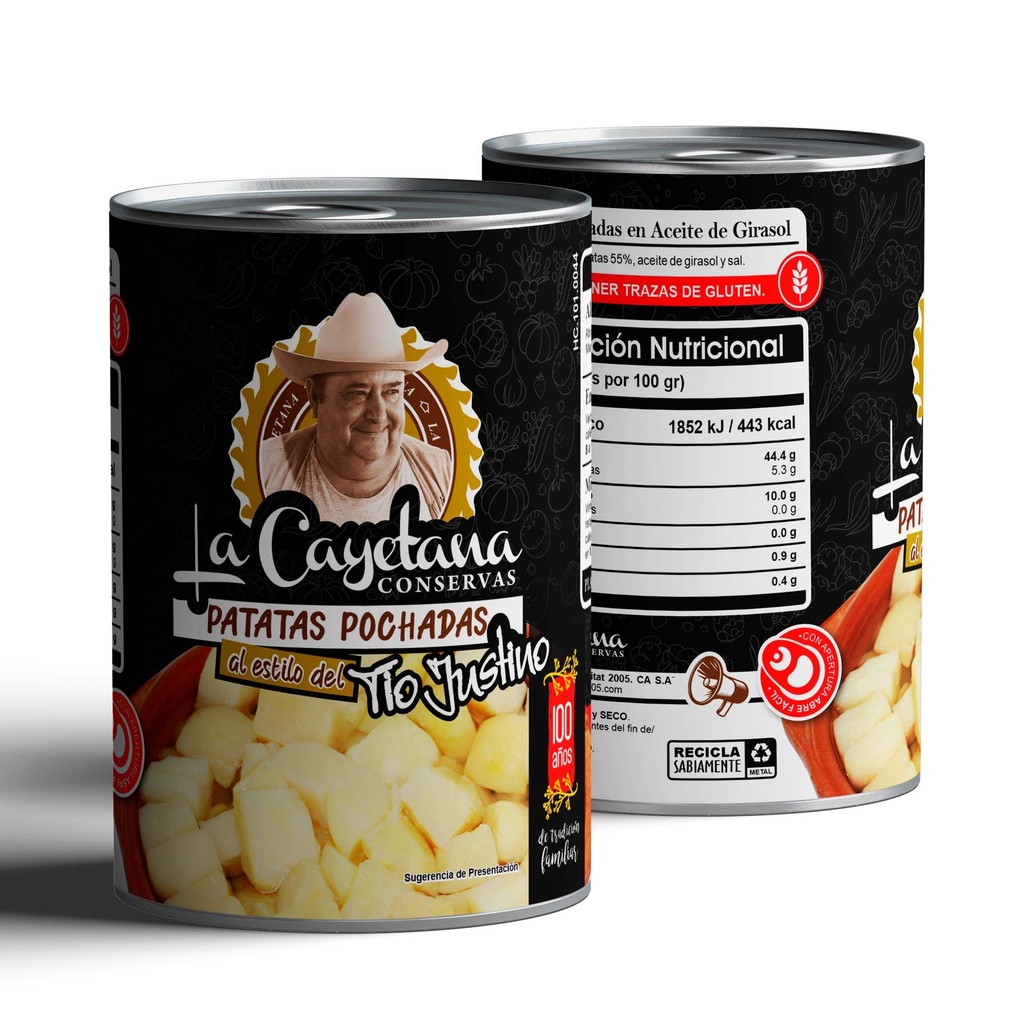 La Cayetana - Patatas Pochadas en Aceite de Girasol